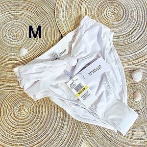 NWT M DEREK LAM 10CROSBY White high leg front knot